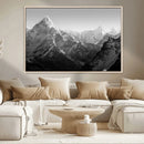 Everest Himalaya Mountain Peaks Black & White Triptych