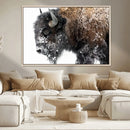 American Bison Wall Art Print – Majestic Buffalo Canvas