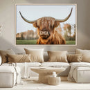 Highland Cow Animal Scottish Cattle Art Print Farmhouse Wall