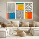 Canvas Print Wall Art Abstract Illustrs Art Boho, Framed