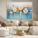 Abstract Flower Wall Art Canvas Print