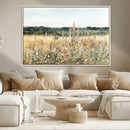 Wildflower Field Wall Art Canvas | Nature-Inspired Landscape