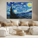 Vincent Van Gogh The Starry Night Abstract Wall Art Canvas