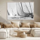 Yacht Sailboat Regatta Canvas Wall Art Canvas Print