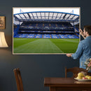 Chelsea FC Soccer Team Print - Stamford Bridge Stadium Wall