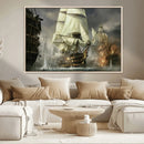 Pirate Ship War Wall Art Canvas Print by MyGreatCanvas | Canvas Wall Art Prints | Photo Prints & Wall Decor
