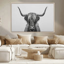 Farmhouse Longhorn Wall Art Canvas Print, Longhorn Texas by MyGreatCanvas | Canvas Wall Art Prints | Photo Prints & Wall Decor