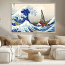Katsushika Hokusai Kanagawa Giant Wave Wall Art Canvas Print