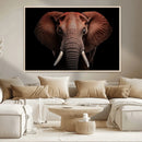 Wild Elephant Wall Art Canvas Print, Africa Savannah Wild by MyGreatCanvas | Canvas Wall Art Prints | Photo Prints & Wall Decor