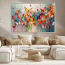 Abstract Butterfly Wall Art Canvas Print