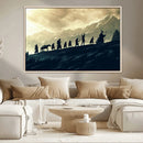 Fellowship Journey Wall Art – Fantasy Adventure Canvas Print by MyGreatCanvas | Canvas Wall Art Prints | Photo Prints & Wall Decor