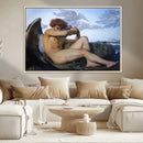 Fallen Angel Wall Art Canvas Print – Classic Art, Framed,
