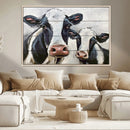 Vintage Baby and Mom Cattle Wall Art Canvas Print by MyGreatCanvas | Canvas Wall Art Prints | Photo Prints & Wall Decor