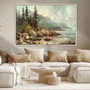 Abstract Acadia National Park Wall Art Canvas Print -