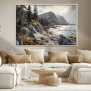 Serene Coastal View of Acadia National Park - Stunning