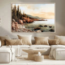 Serene Coastal View of Acadia National Park Wall Art -
