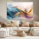 Abstract Flowing Colors Wall Art Canvas Print