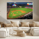 Angel Stadium Aerial Canvas Print – Los Angeles Angels