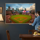 Busch Stadium Wall Art Print | St. Louis Cardinals Baseball