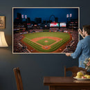 St. Louis Cardinals Baseball Team Print - Busch Stadium Wall