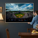 3-Panel Kauffman Stadium Wall Art Print | Large Kansas City