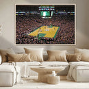 TD Garden Basketball Canvas Wall Art - Boston Celtics Live by MyGreatCanvas | Canvas Wall Art Prints | Photo Prints & Wall Decor