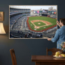 New York Yankees Baseball Team Print - Yankee Stadium Wall