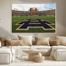 Notre Dame Stadium Giclee Canvas Print | Triptych Wall Art