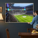 Tottenham Hotspur Stadium Canvas Print, Match Day Triple