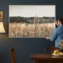 Rustic Field Landscape Wall Art Print, Giclee Canvas Wall
