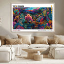 Framed Yayoi Kusama 1986 Wall Art Print – Japanese Wall Art
