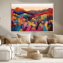 YAYOI KUSAMA Abstract Print - Landscape Canvas Wall Art