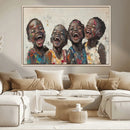 Shai Yossef Print - Joyful Childhood Canvas Wall Art -