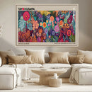 Yayoi Kusama Wall Art Canvas Print, Abstract Art, Large