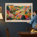 Yayoi Kusama Japanese Art Canvas Print, Abstract Art, Large