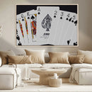 Poker Wall Art - Playing Cards Canvas Wall Art Print - Ace by MyGreatCanvas | Canvas Wall Art Prints | Photo Prints & Wall Decor