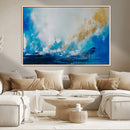 Blue Abstract Print - Dynamic Ocean-Inspired Canvas Wall Art by MyGreatCanvas | Canvas Wall Art Prints | Photo Prints & Wall Decor