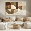 Wabi Sabi Geometric Wall Art | Abstract Modern Minimalist