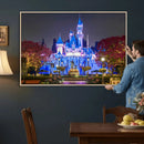 Disney Castle Wall Art Canvas Print – Magical Fairytale