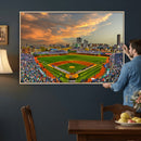 Chicago Wrigley Field Wall Art Canvas Print – Iconic