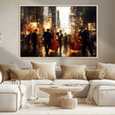 Abstract Jazz Art Wall Art Canvas Print – Colorful Musical