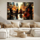 Jazz Wall Art Canvas Print – Colorful Musical Instrument