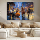 Colorful Jazz Wall Art - African American Music Canvas Print