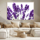 Lavender Flower Wall Art Canvas Print by MyGreatCanvas | Canvas Wall Art Prints | Photo Prints & Wall Decor