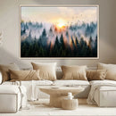 Abstract Forest Wall Art - Serene Nature Canvas Print with by MyGreatCanvas | Canvas Wall Art Prints | Photo Prints & Wall Decor