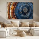 Framed Abstract Tree Ring Wall Art Print Natural Rustic Wood by MyGreatCanvas | Canvas Wall Art Prints | Photo Prints & Wall Decor