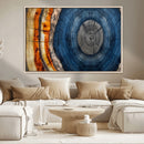 Abstract Tree Rings Wall Art Canvas Print – Modern Wood by MyGreatCanvas | Canvas Wall Art Prints | Photo Prints & Wall Decor