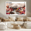 Yayoi Kusama Wall Art Canvas Print – Framed Large Abstract