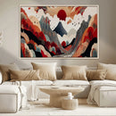 Abstract Mountain Wall Art Canvas Print – Vibrant Stylized by MyGreatCanvas | Canvas Wall Art Prints | Photo Prints & Wall Decor