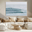 Ocean Waves Wall Art Canvas Print – Framed Surfer Lineup by MyGreatCanvas | Canvas Wall Art Prints | Photo Prints & Wall Decor